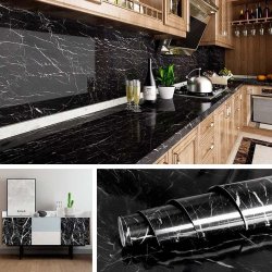 فویل چسبی کابینت طرح سنگ ماربل 3 متری